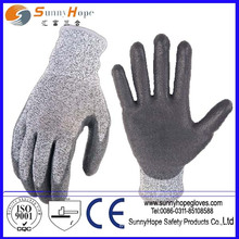 anti-cut level 5 PU coated cut-resistant safety gloves